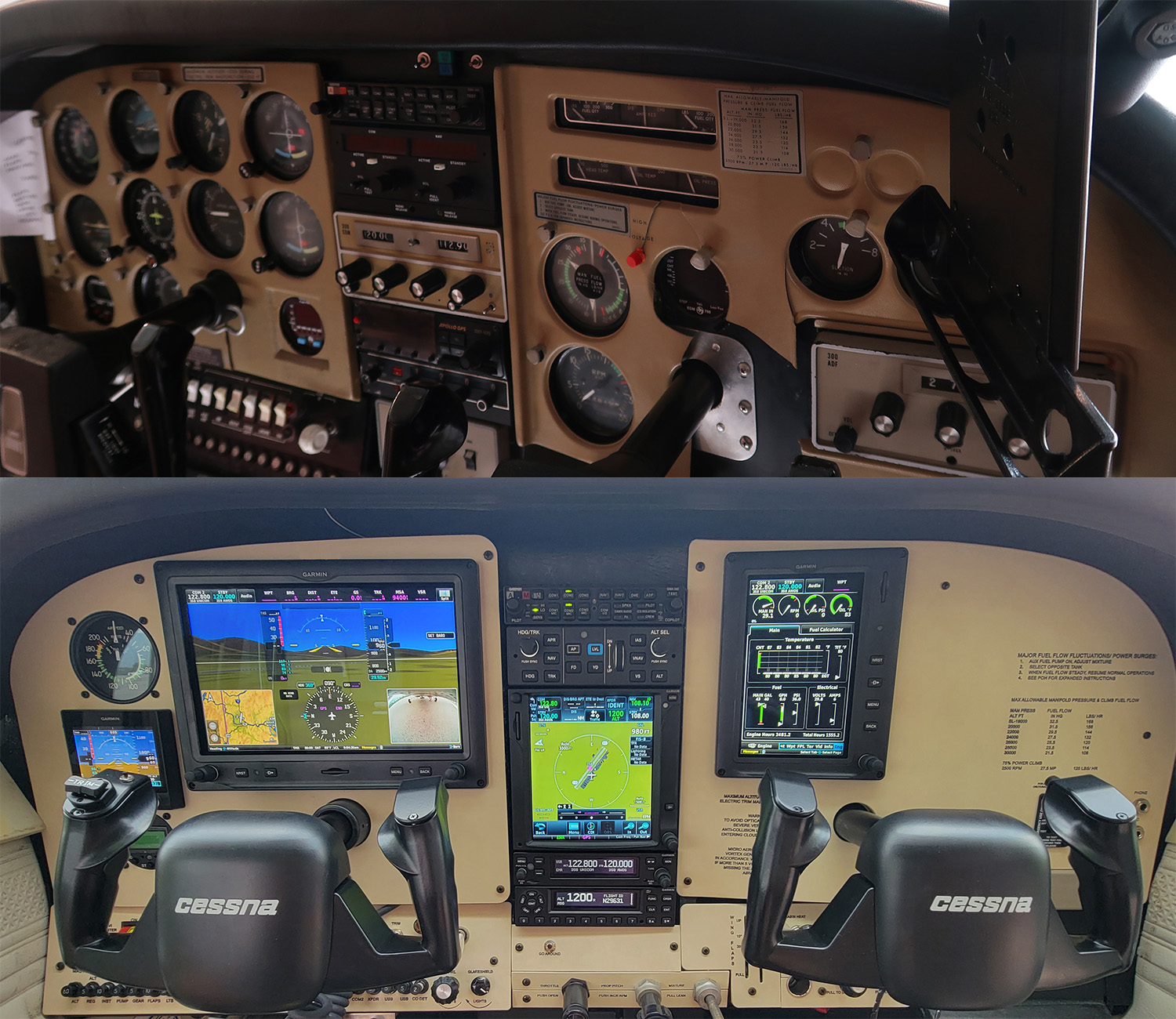 Avionics Upgrade on a 1973 Cessna T210L