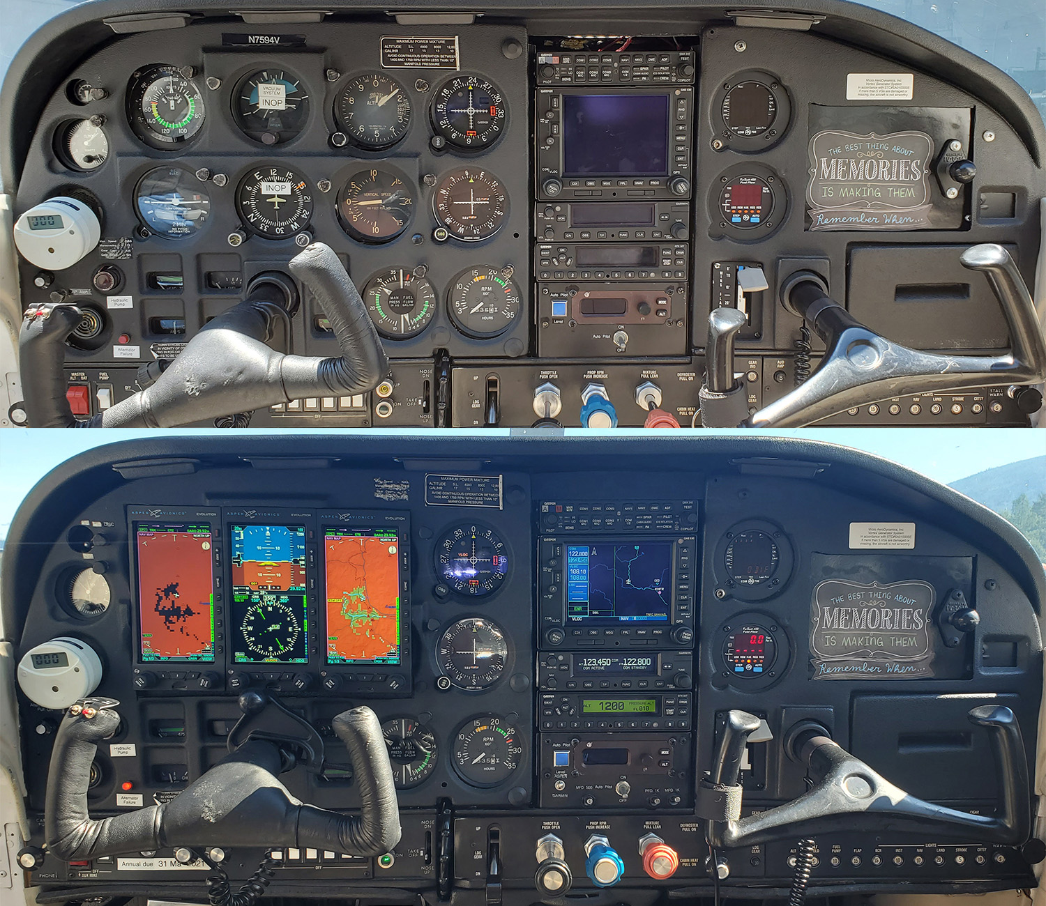 Avionics Upgrade on a 1976 Cessna 177RG